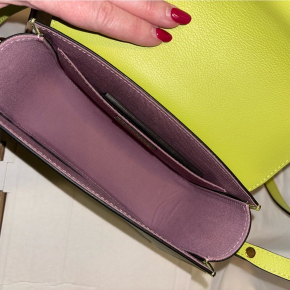 Versace $1,769 Vitello Shoulder Bag Citron Medusa NWT / NIB - Picture 7 of 11